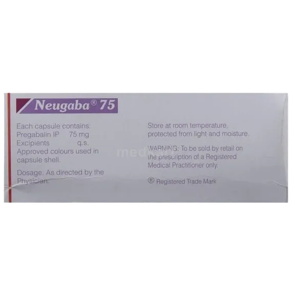 neugaba 75mg tablet 10's